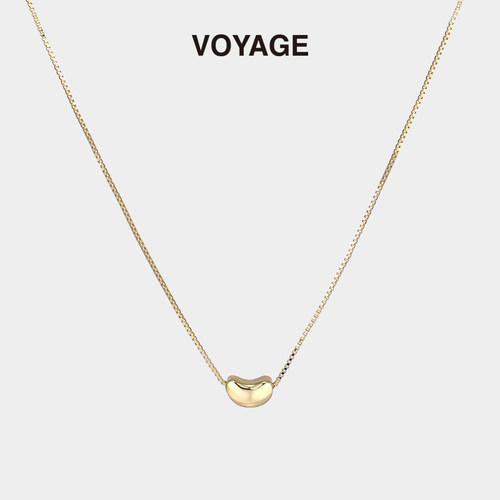 VOYAGE金色豆豆项链小众设计感