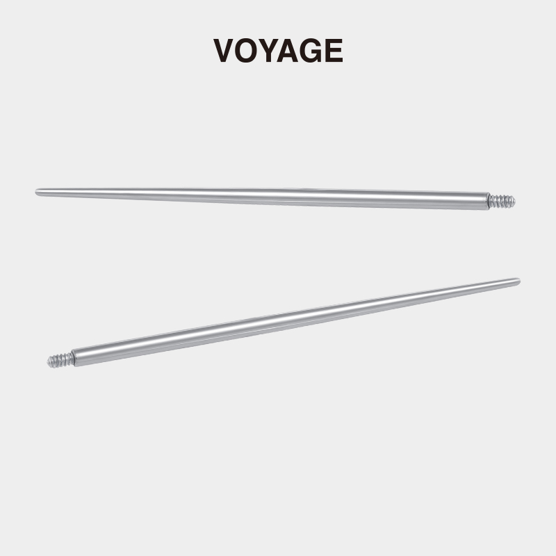 钛钢引导针内螺旋内牙唇钉耳骨钉