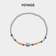 VOYAGE彩虹笑脸串珠手链女款 轻奢小众精致气质手串高级感手环女生