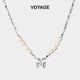 VOYAGE碎银珍珠蝴蝶结项链女款 夏季 锁骨链高级感轻奢小众饰品配饰
