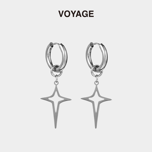 VOYAGE芒星吊坠耳环小众设计感
