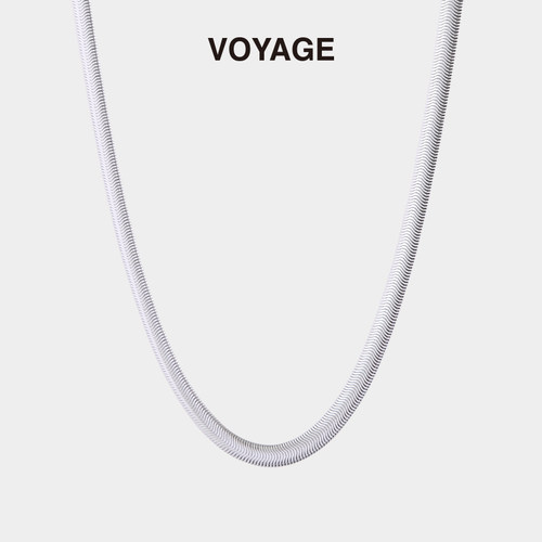 VOYAGE小众钛钢蛇骨链