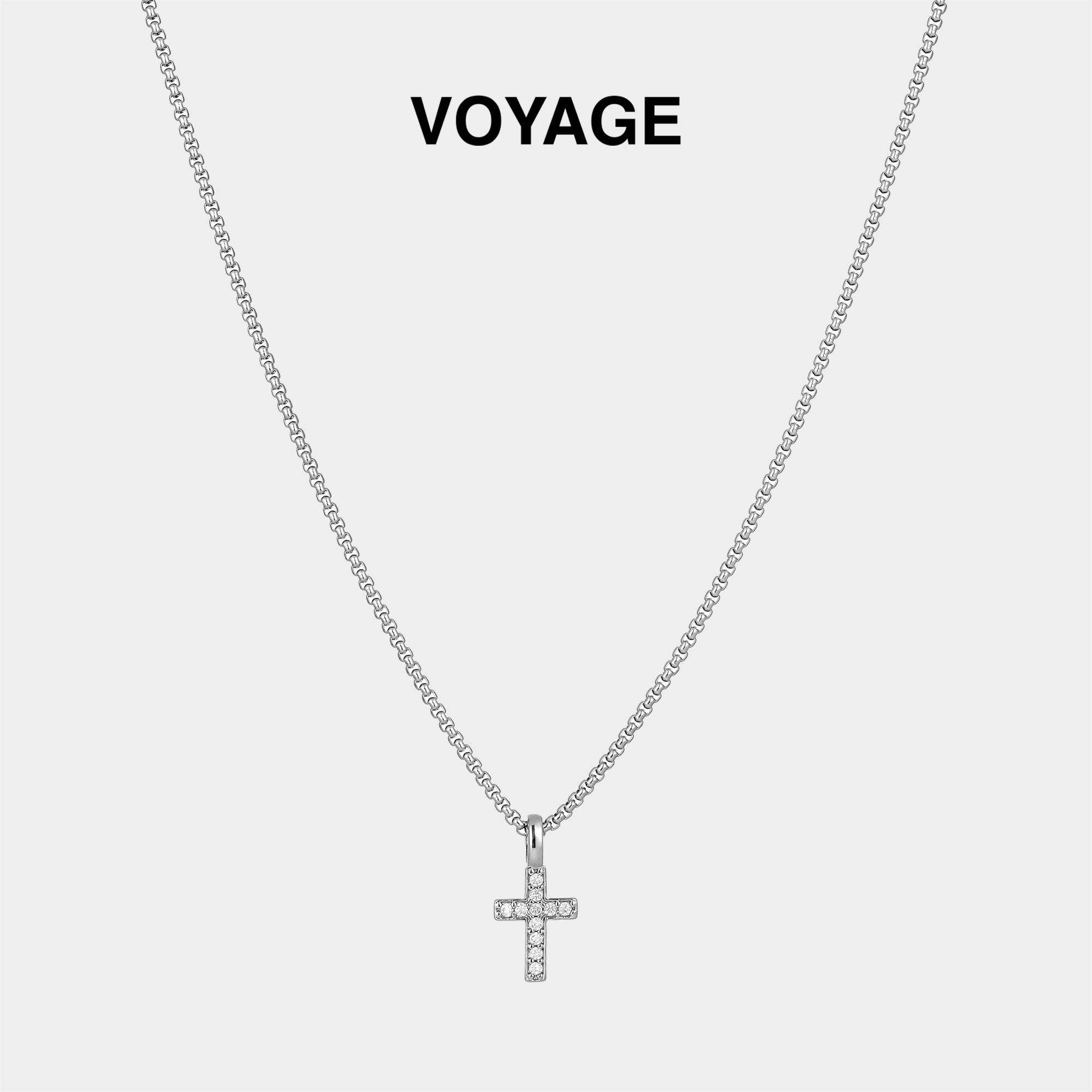 马思唯同款十字架项链男毛衣链女