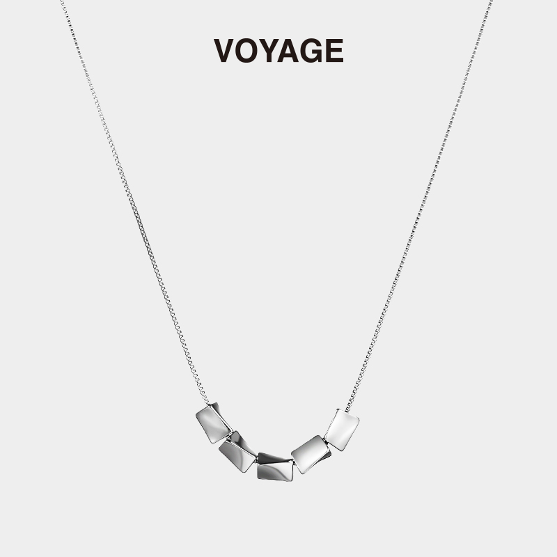 VOYAGE几何吊坠项链女款