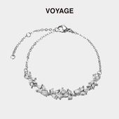 VOYAGE紫藤花手链女款 轻奢小众精致手环闺蜜女士女生手镯新款 饰品