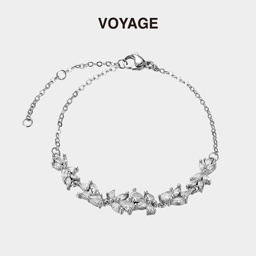 VOYAGE紫藤花手链小众设计感