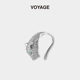 VOYAGE镶钻豹子头耳骨夹女无耳洞小众设计感高级耳夹复古气质耳饰