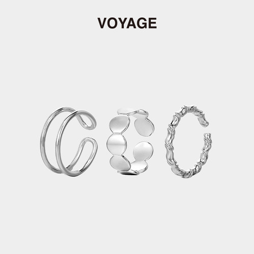 VOYAGE高级感三件套戒指小众设计