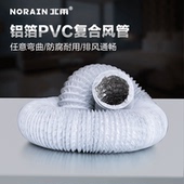 油烟机换气扇排风管 新风排风软管 北雨 加厚pvc铝箔复合伸缩软管