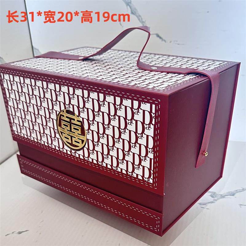 订婚六样礼盒大号礼盒结婚喜糖订婚乔迁之喜生日高档成品回礼伴手