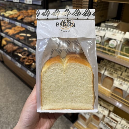奥乐齐ALDI 浓醇水牛奶皇后吐司 250g 4天保质期 超市零食代购