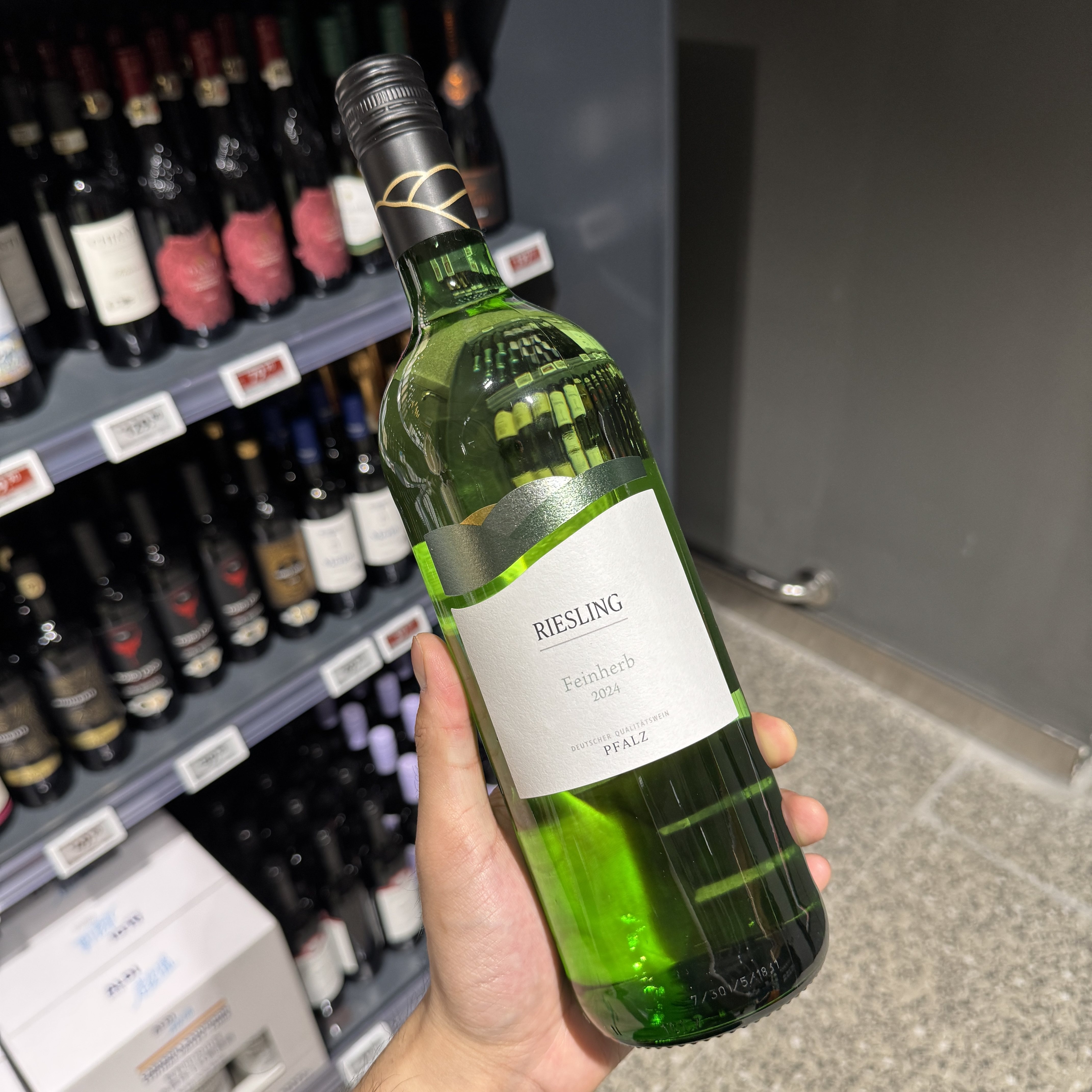 德国奥乐齐ALDI 雷司令白葡萄酒1升 1L 德国进口 国内超市代购