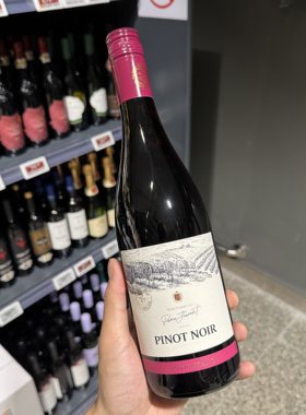 奥乐齐ALDI 法国黑皮诺红葡萄酒750ml 原装进口 国内超市代买