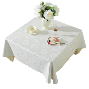 方桌布防水防油免洗正方形餐桌布中式八仙桌麻将桌加厚茶几台布PU