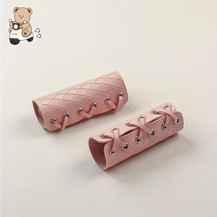 摩托车手把套防滑电动车复古改装饰雅迪摩登爱玛晴天通用皮套防汗