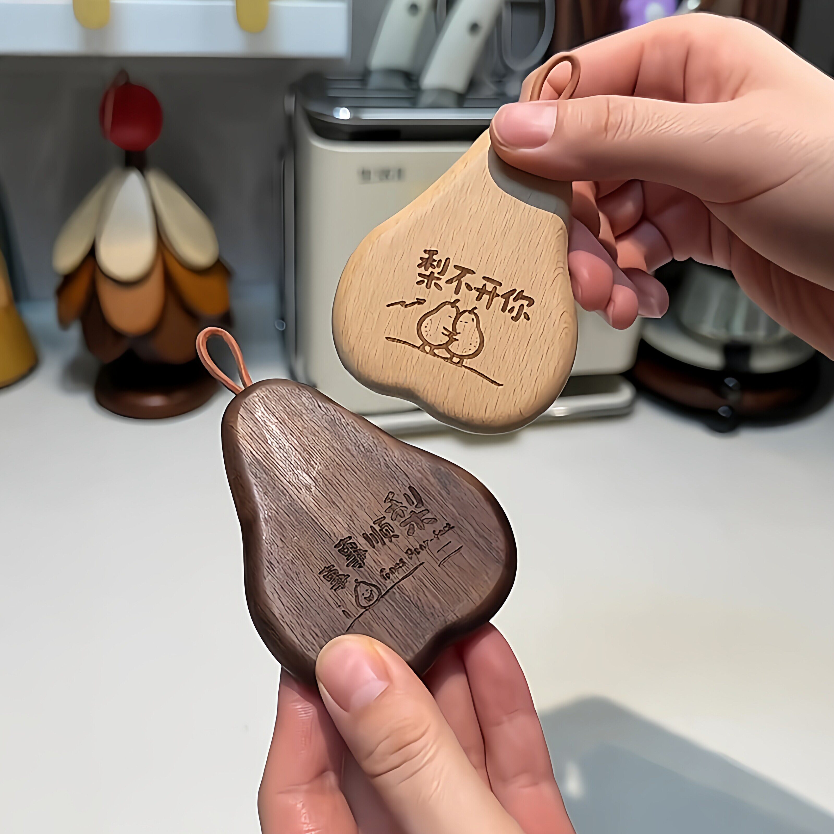 事事顺梨冰箱贴开瓶器家用多功能磁吸贴啤酒创意启瓶器开盖起子器