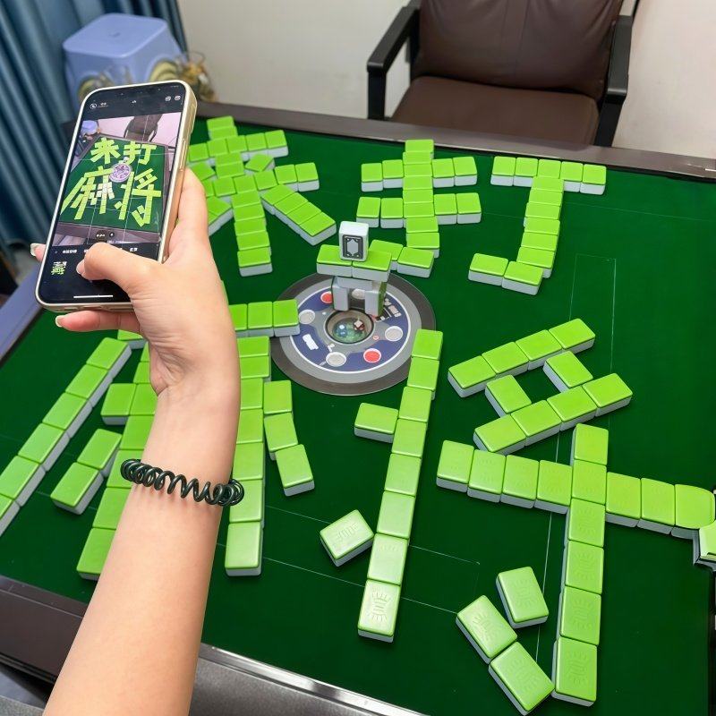 迷你便携手搓麻将旅行露营聚会
