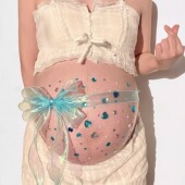 在家拍孕妇照 饰拍摄孕妇照道具 孕妇居家拍照道具贴纸水钻贴装