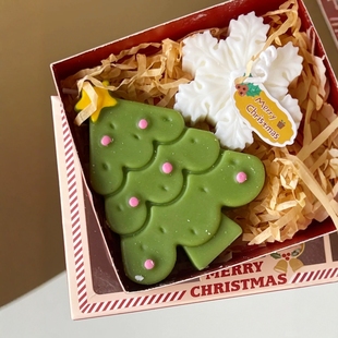 生日礼物送女友2026新款香薰蜡烛姜饼人麋鹿礼盒套装香氛伴手礼