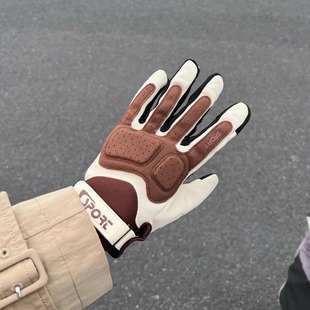 手套男士冬骑行冬四季通用摩托保暖防风男女户外机车套上班学生厚