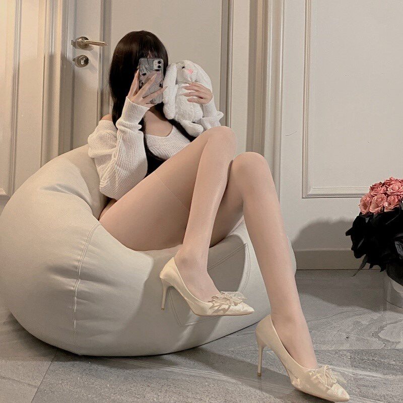 黑丝丝袜女春秋款薄款防勾丝不掉连裤袜/打底袜