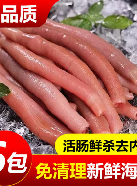 新鲜海肠鲜活海肠子急冻海肠皮烟台沙虫海鲜水产三去免处理200克
