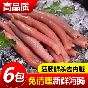 新鲜海肠鲜活海肠子急冻海肠皮烟台沙虫海鲜水产三去免处理200克