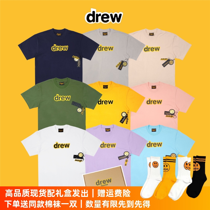 现货drew比伯同款短袖
