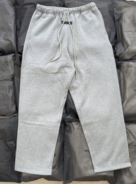 现货SS24 FOG ESSENTIALS纯色抽绳直筒裤宽松美式休闲长裤运动裤