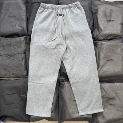 现货SS24 FOG ESSENTIALS纯色抽绳直筒裤宽松美式休闲长裤运动裤