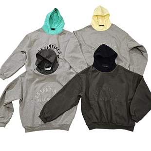 Hr连帽卫衣宽松休闲帽衫 现货FOG Hoodied Fleece 男女 ESSENTIALS