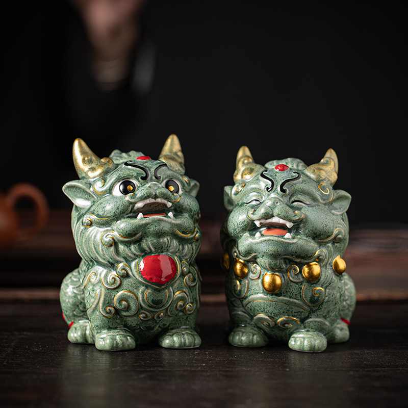 瓷山造物陶瓷装饰摆件中式客厅