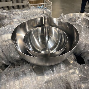 宜家布朗达布兰科不锈钢沙拉盆厨房烘焙料理盆面盆碗盆冷面拌面碗