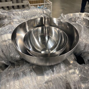 宜家布朗达布兰科不锈钢沙拉盆厨房烘焙料理盆面盆碗盆冷面拌面碗