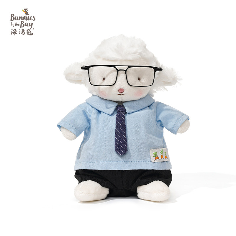 【毕业礼物】海湾兔Bunnies 可爱学生小羊工作服毛绒玩偶生日礼物