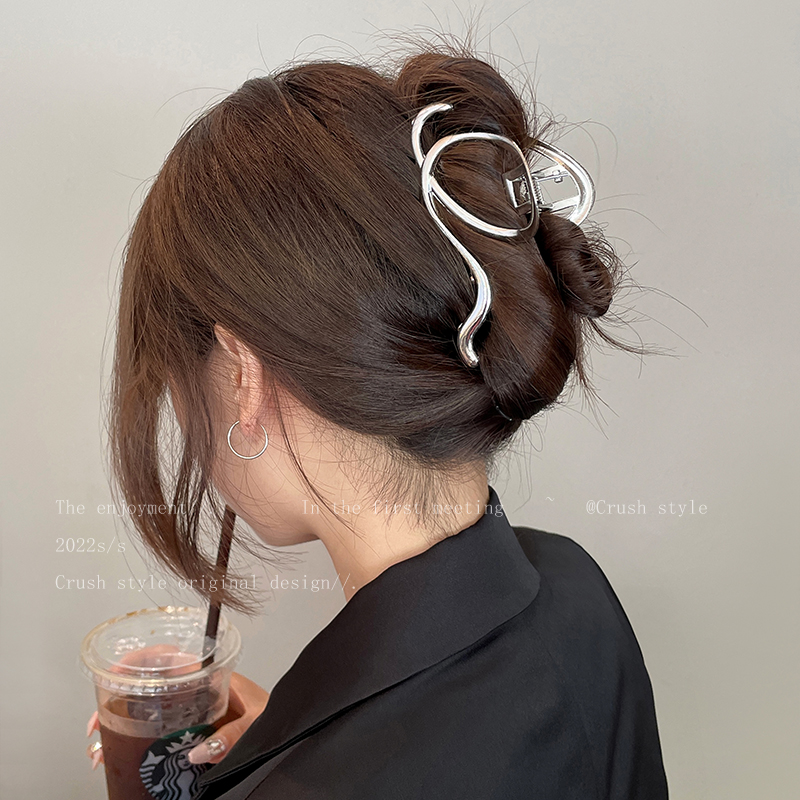 时尚简约大发量后脑勺抓夹