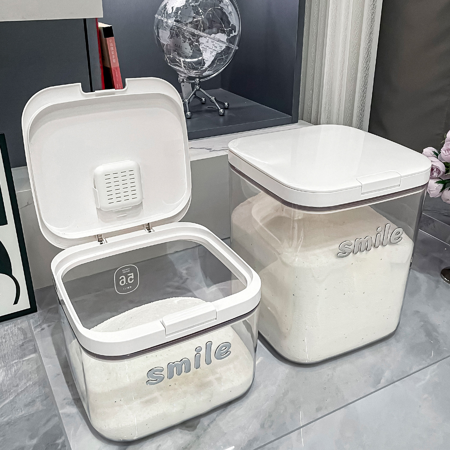 洗衣粉收纳盒洗衣凝珠专用盒子装洗衣液的容器桶储存罐神器带勺子,收纳整理,洗衣粉收纳盒/罐,淘宝优惠券,粉丝福利购,淘宝优惠卷