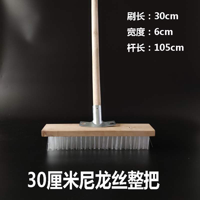 长柄钢丝刷子家用地板刷硬毛铁丝不锈钢工业除锈青苔大号路面清.