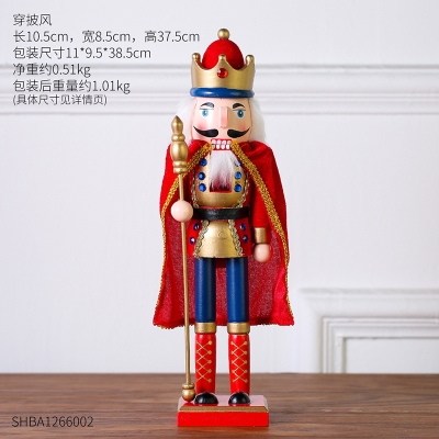 新品创意胡桃夹子士兵小摆件样板间家居儿童房桌面