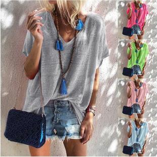 and linen piece casual women cotton loose fashion holiday