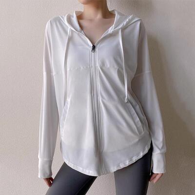 women for jacket yoga anti-ultraviolet fitness cardigan