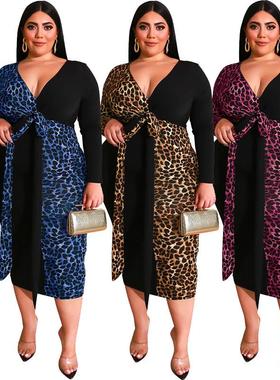 hip-hugging print size colorblocked V belted plus deep