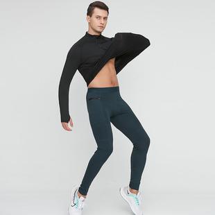 Mens high collar sports fitness clothes basketball running