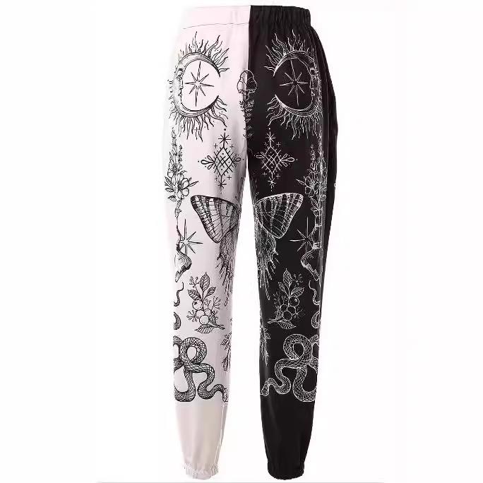 women for trousers versatile pants harem slim cuffed pants