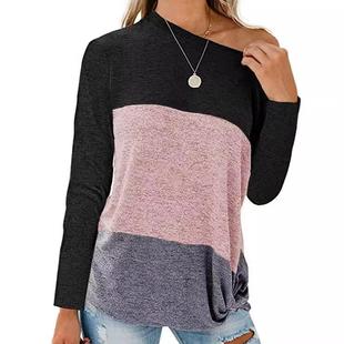 matching loose color round geometric women vintage dress