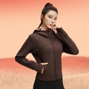 velvet thickened plus hooded loose jacket pocket yoga