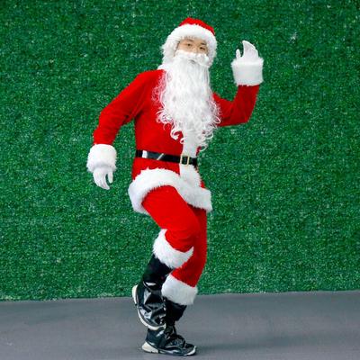 gold Claus Fudai Christmas thickened costume hat Santa suit