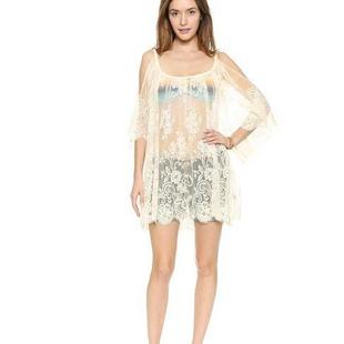 sexy beach off clothing dress shoulder cover