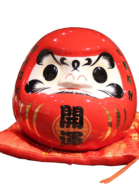 日式达摩开运招财摆件收银台