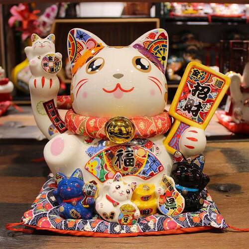 存钱罐招财猫大号可存